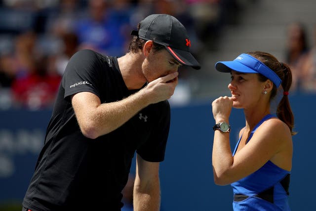Murray has said he's enjoyed every minute of his time on court with Hingis