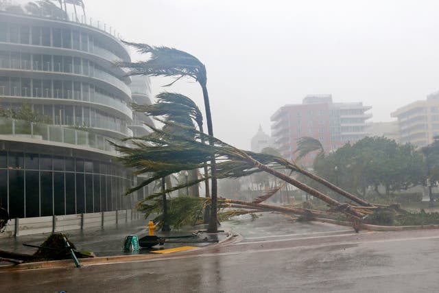 Hurricane Irma battered Miami Beach in 2017