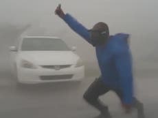 Storm chaser posts extraordinary video as hurricane batters Florida