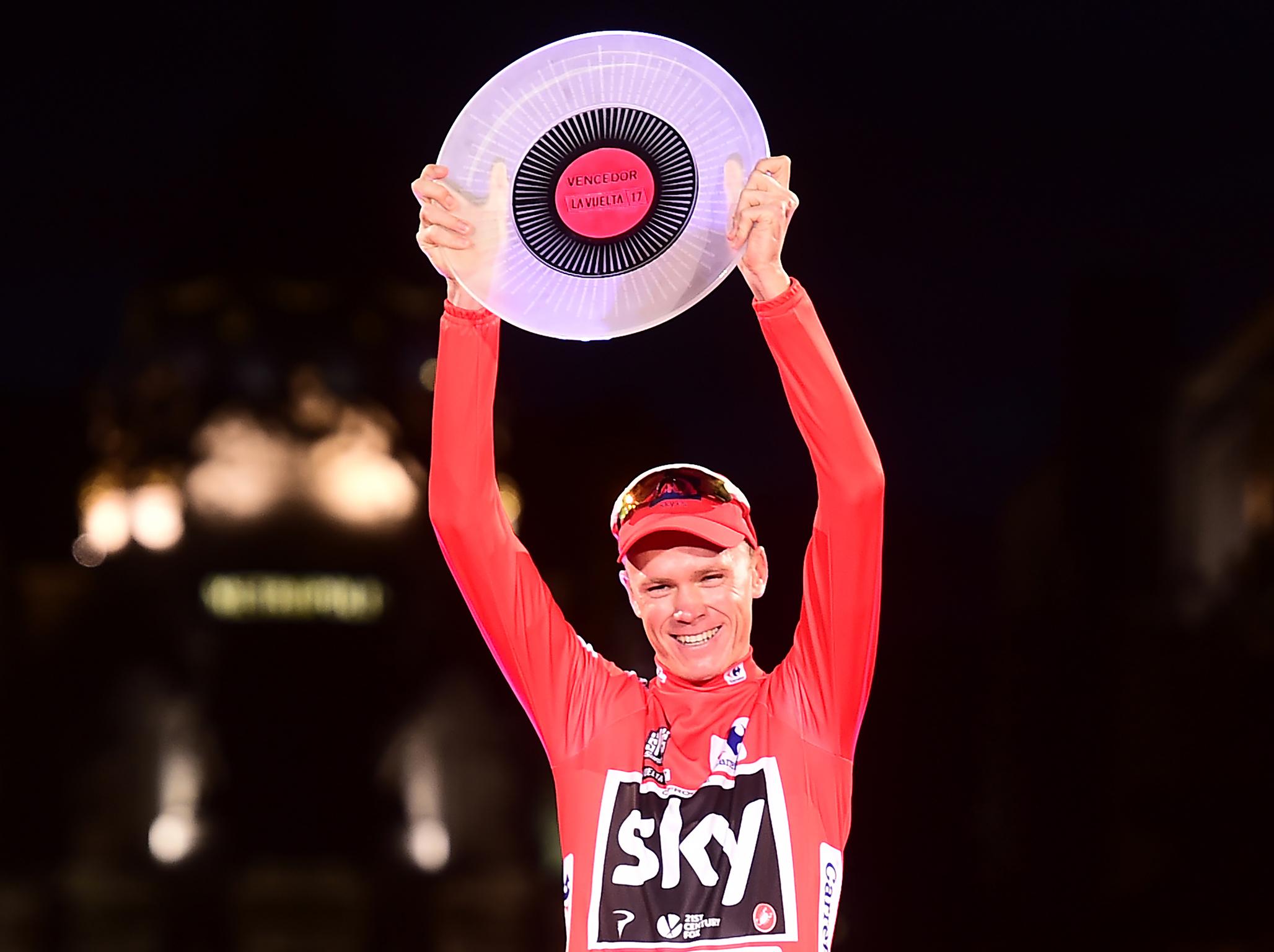Froome won the Vuelta a Espana in 2017