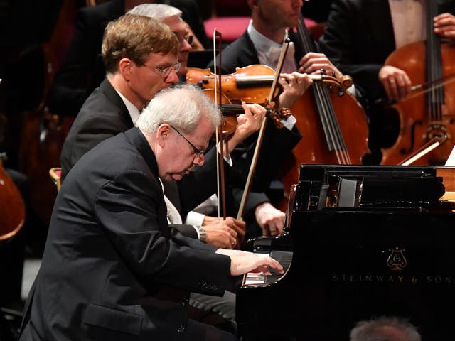 Pianist Emanuel Ax performs with the Vienna Philharmonic in the penultimate Prom