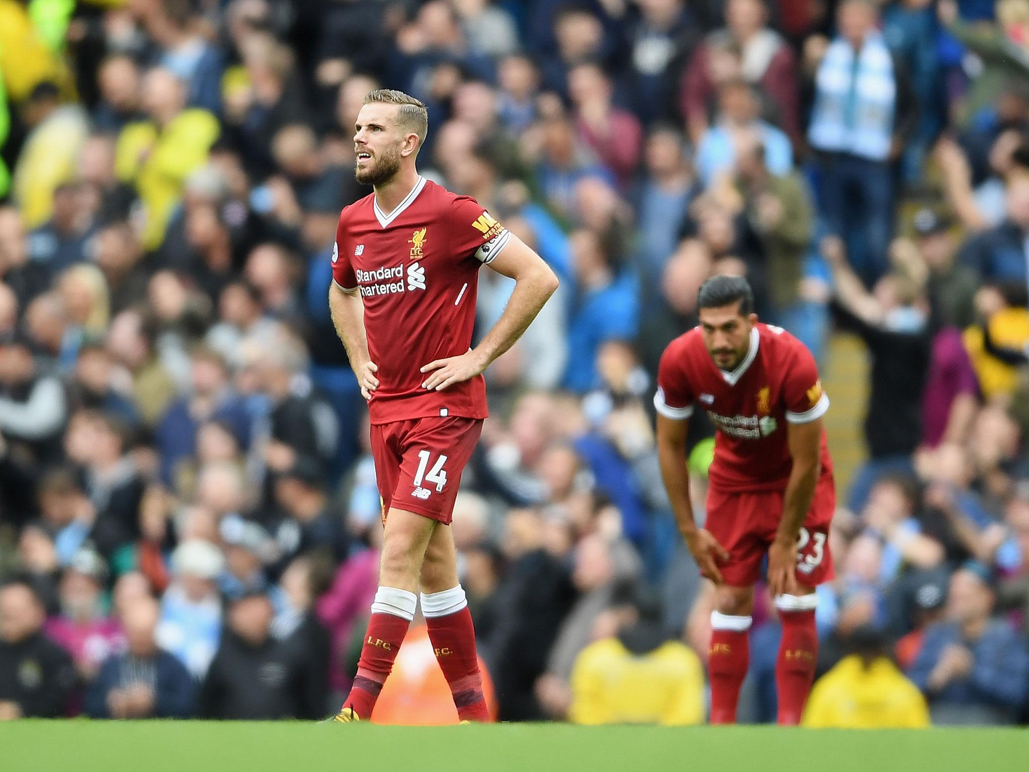 Liverpool's midfield put in a below-par performance against City