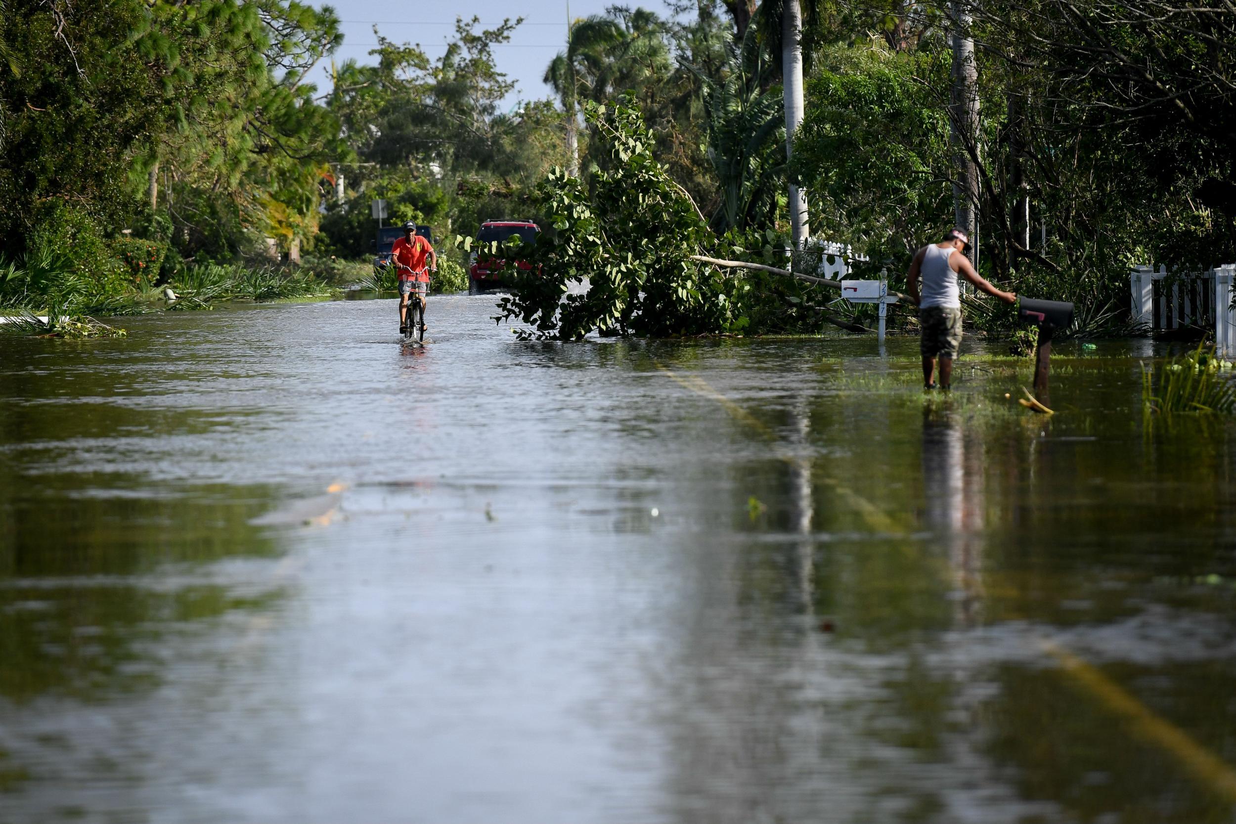 Floridians must now rebuild after Irma knocked it with strong winds and rain