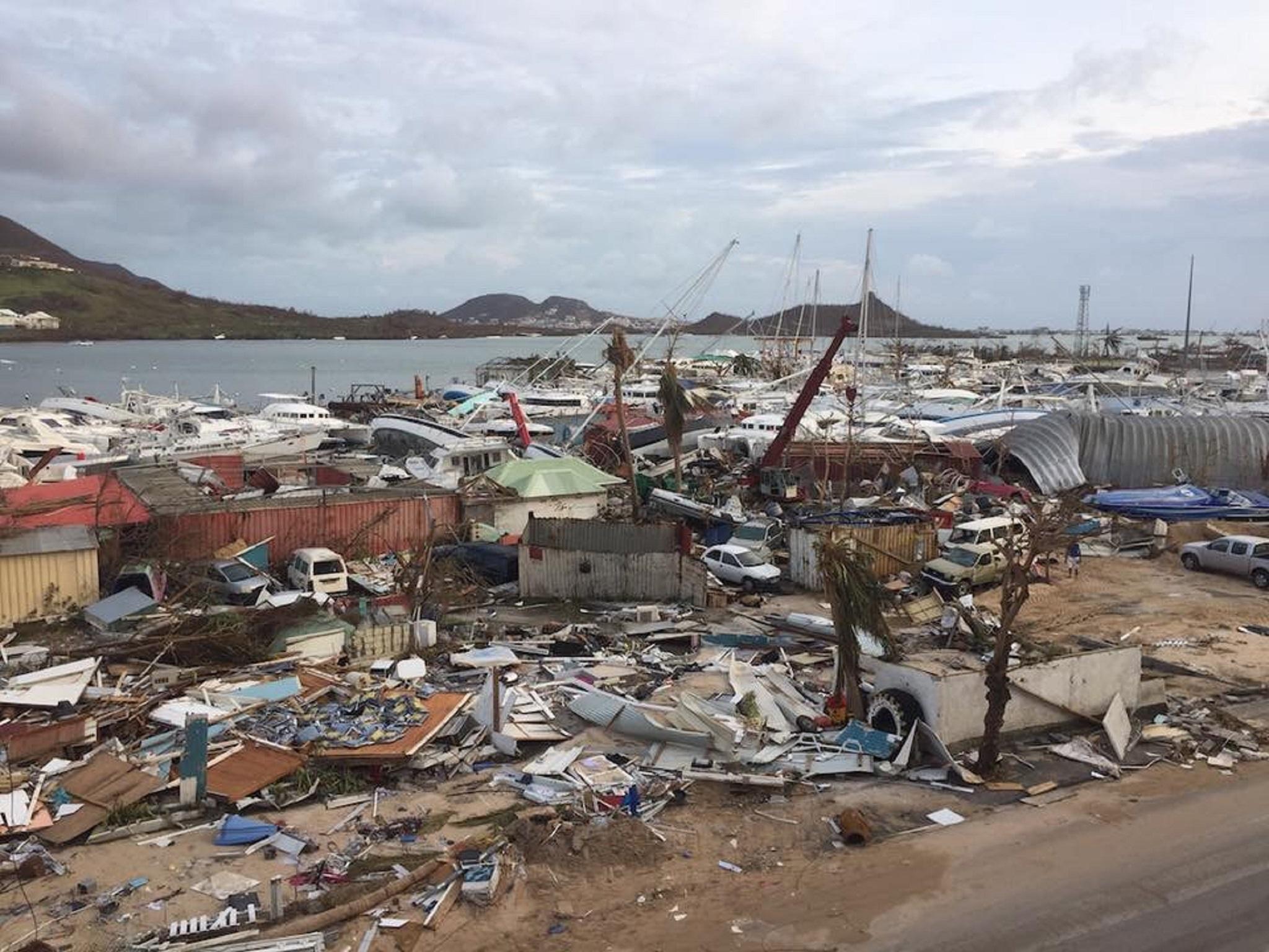 Ninety per cent of the Caribbean island's structures are said to have been destroyed in the storm
