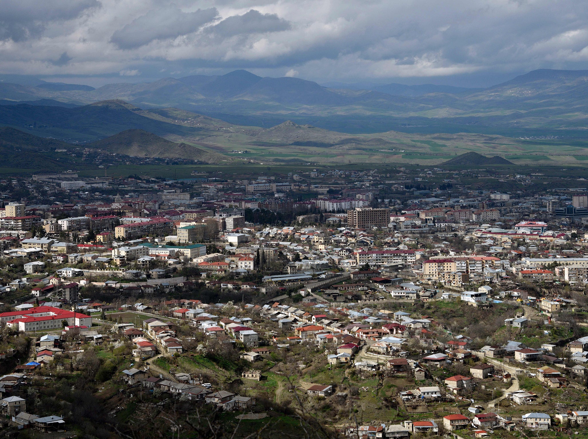 The Armenian stronghold of Stepanakert