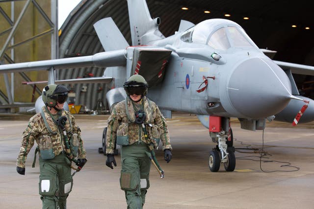 British fighters are used to face down the Russian military in Eastern Europe