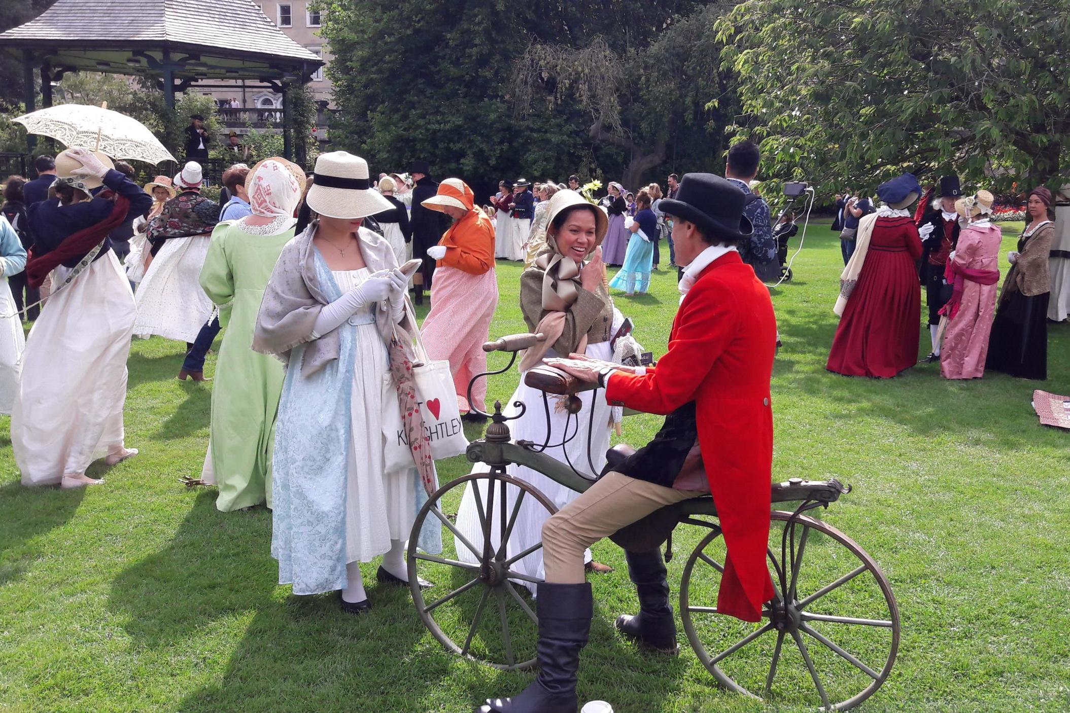 The Grand Promenade finishes up at the Parade Gardens