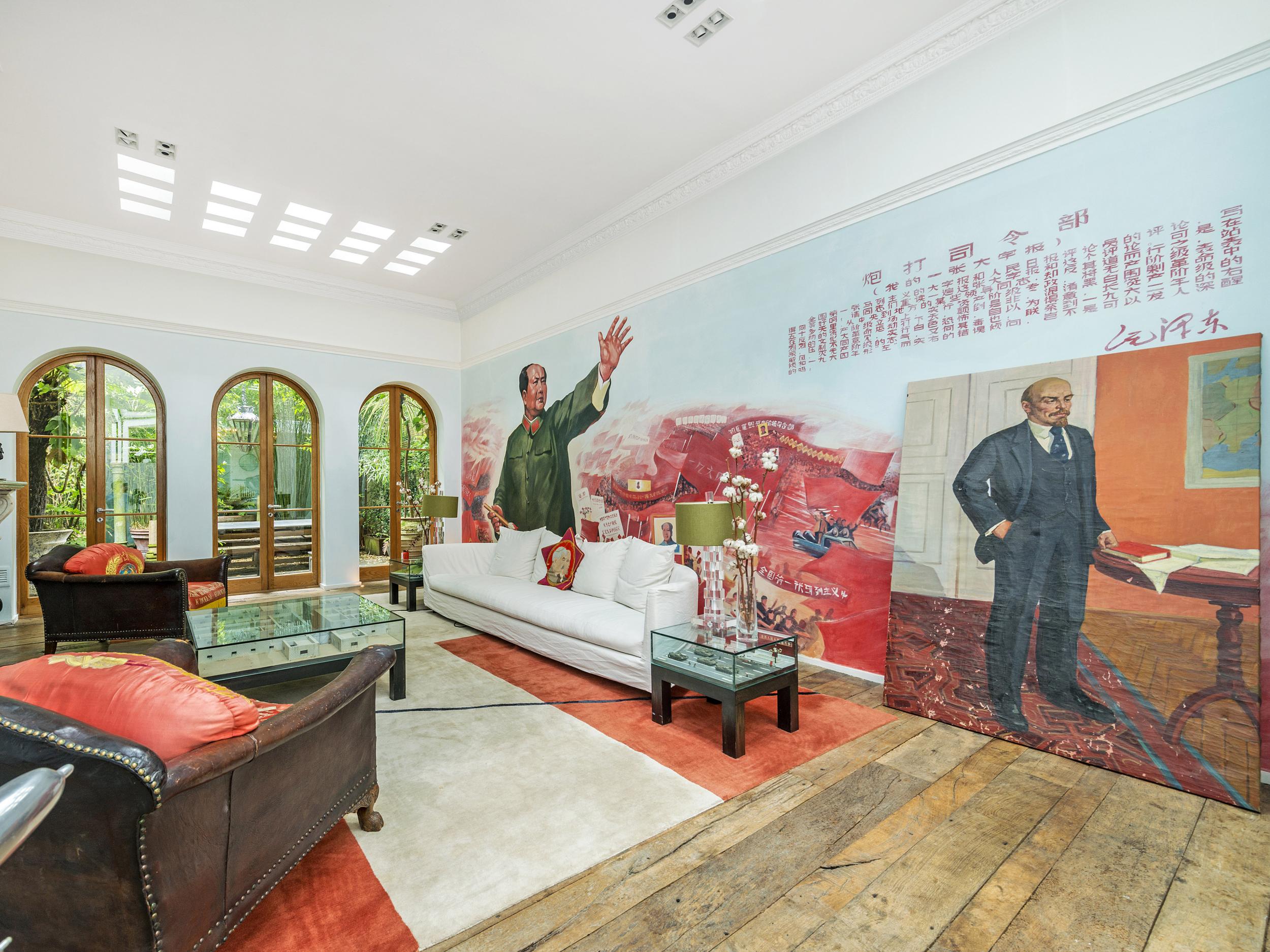 Chairman Mao and Lenin appear repeatedly throughout the home (Kinleigh, Folkard & Hayward)
