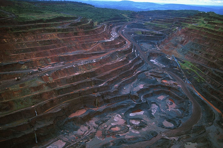 Carajás Mine, the world’s largest iron ore mine, is in the Carajás National Forest