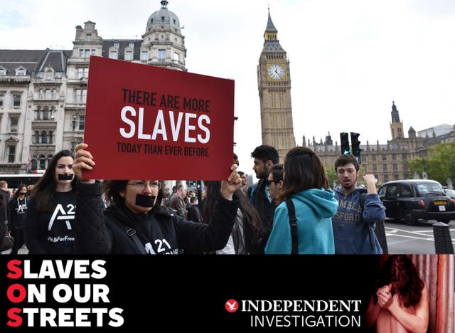 You could see slavery in any public space: if someone is being attacked, slapped or shouted at then suspicions should be raised