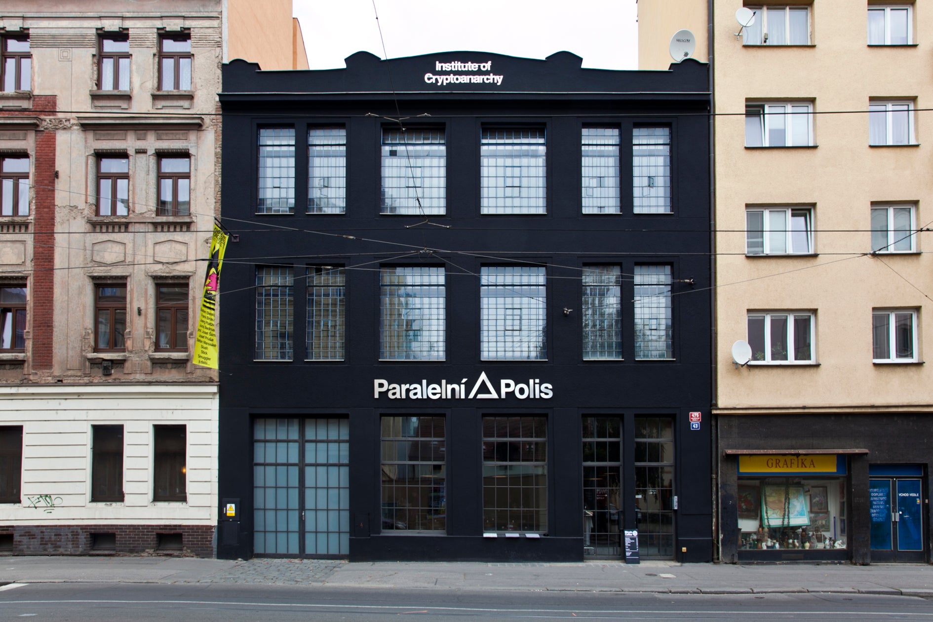Paralelní Polis is the headquarters for the Ztohoven collective
