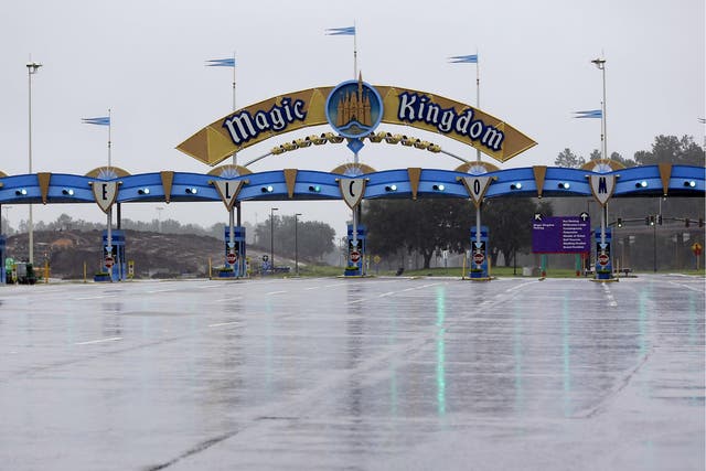 <p>The entrance to the Magic Kingdom at Disney World</p>