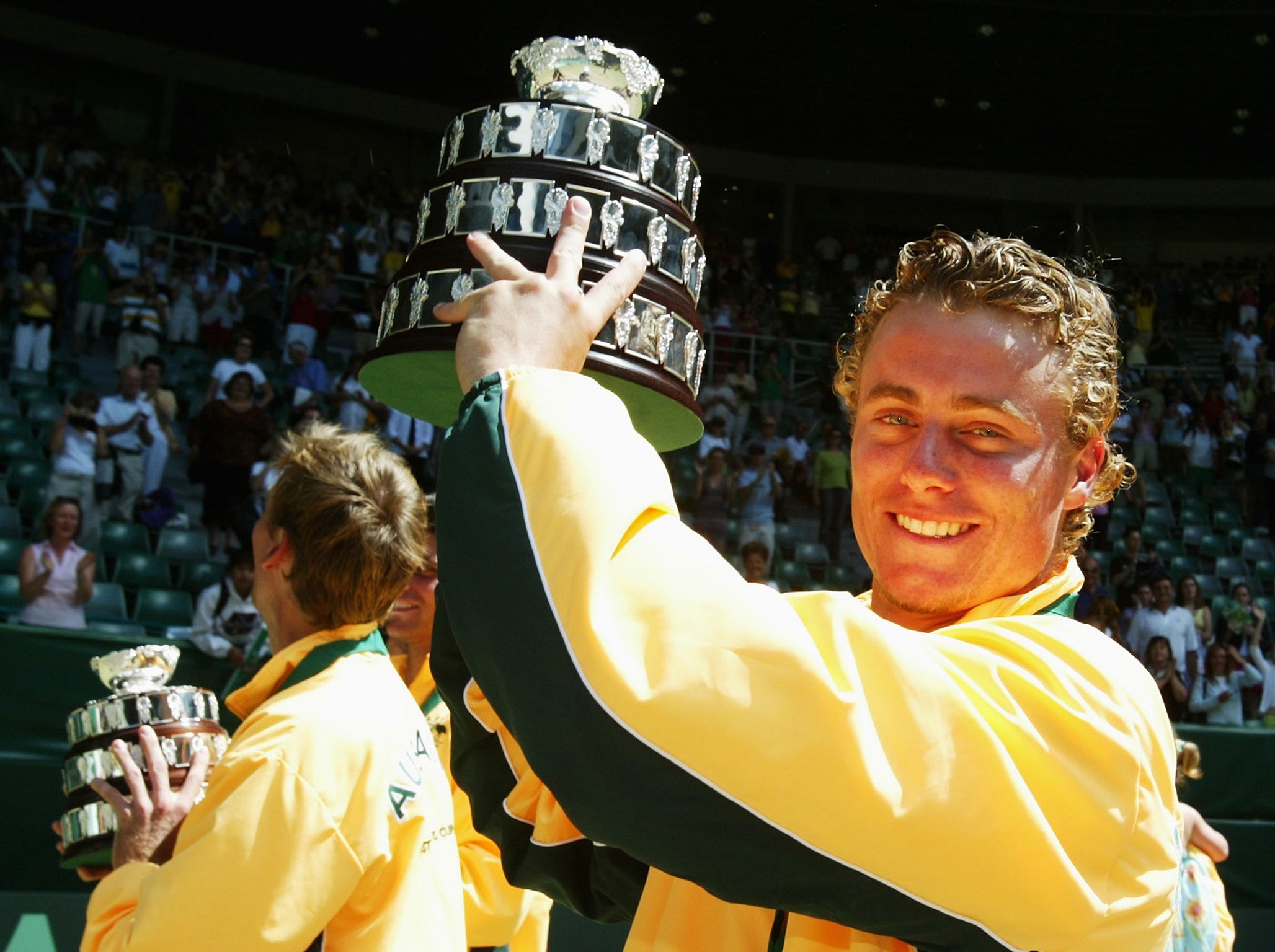 Hewitt helped Australia win the Davis Cup in 2003