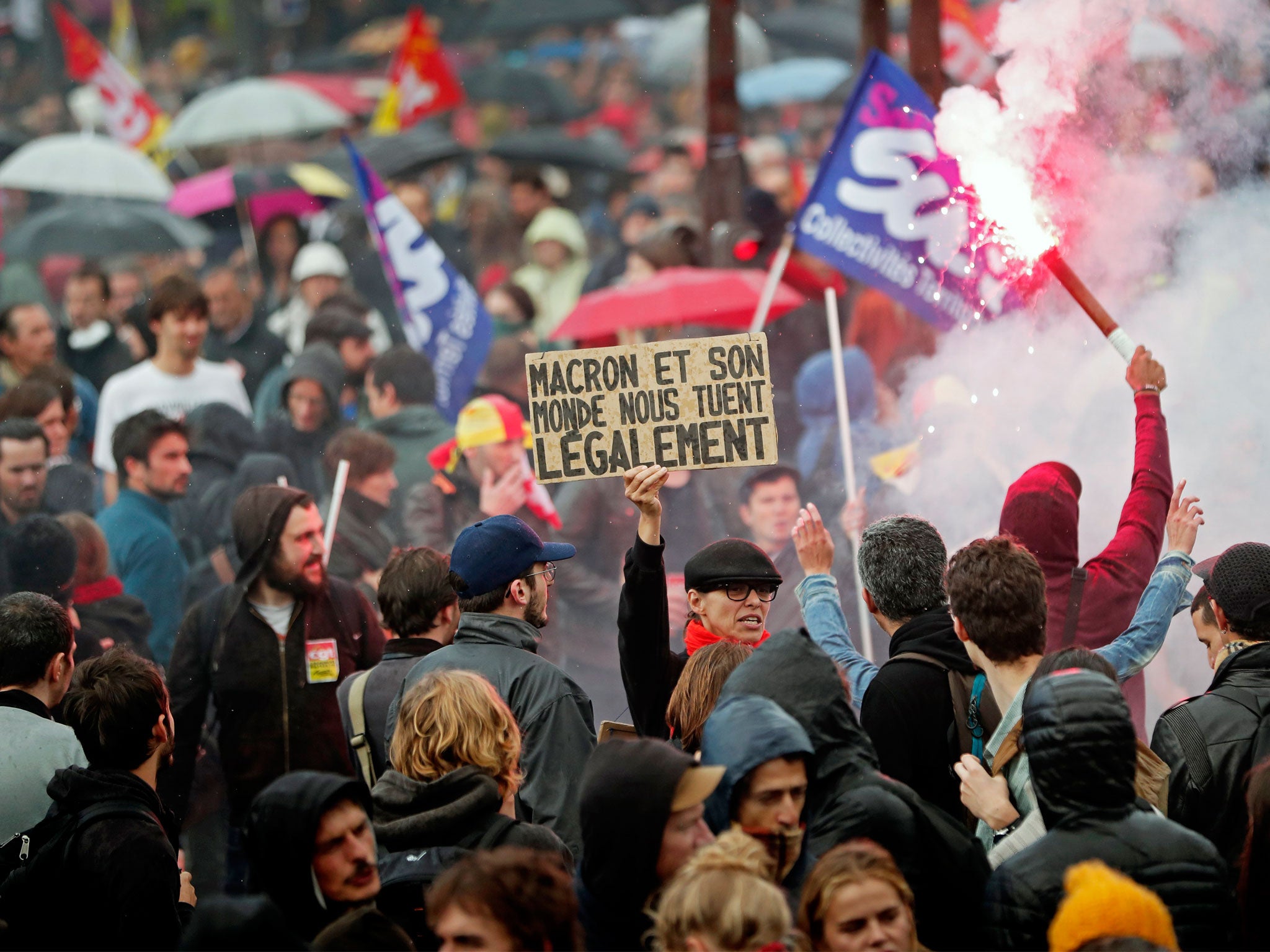 france-strikes-workers-stage-mass-protests-at-macron-s-plans-to-weaken