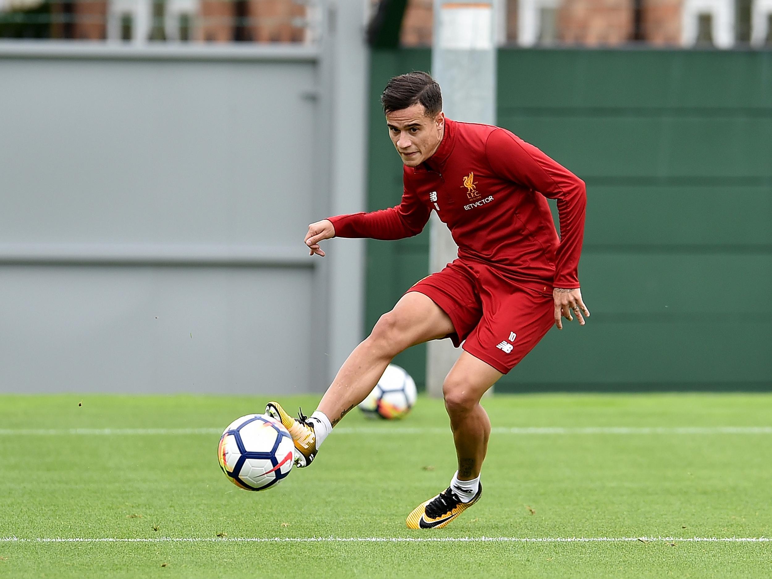 Philippe Coutinho has been pictured back in training at Melwood this week