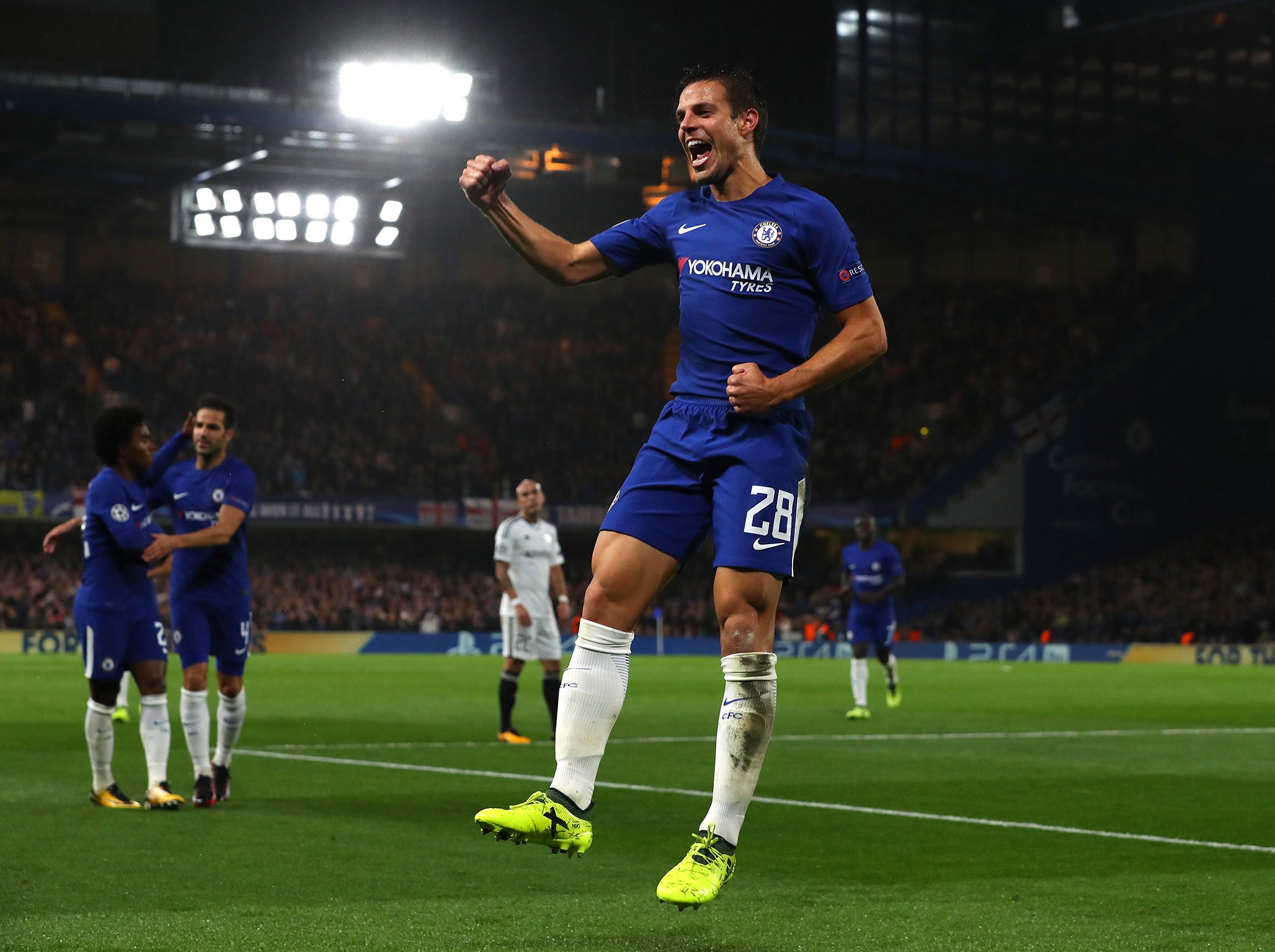 Chelsea stormed past Qarabag on Tuesday night