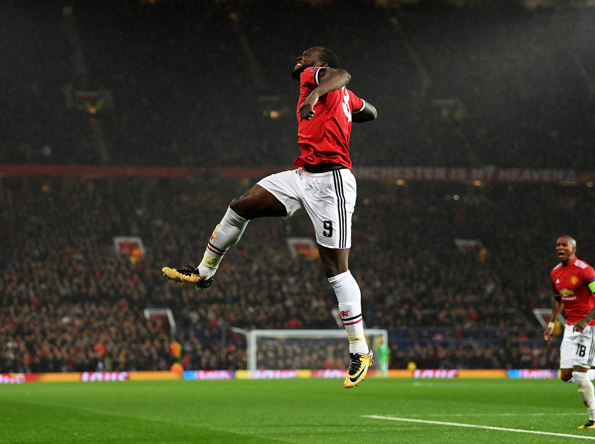 Lukaku scored the second as United beat Basel
