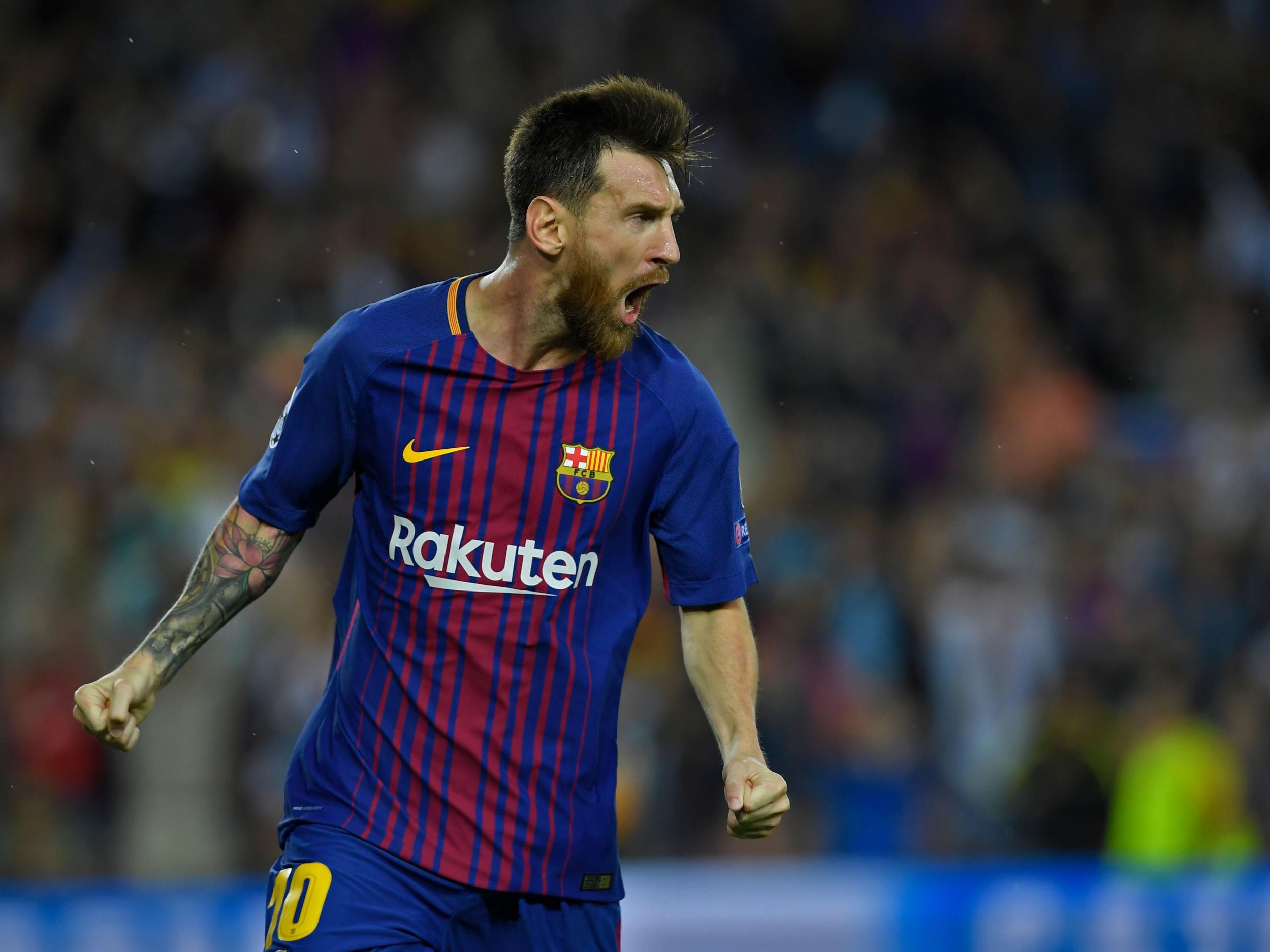 Lionel Messi has scored eight goals already for Barca this season