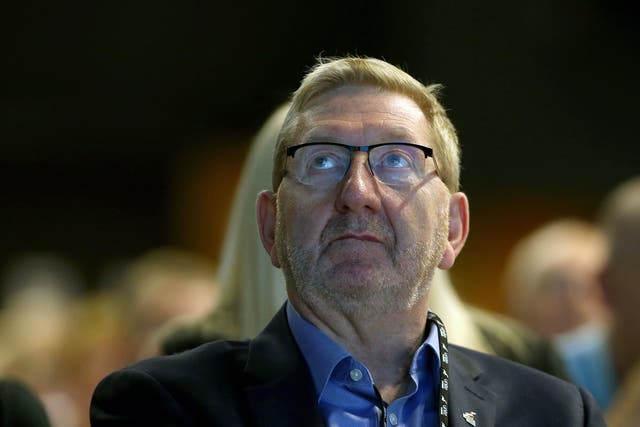 Len McCluskey said he believed Unite members would stand by its existing policy, to ‘leave the option open’
