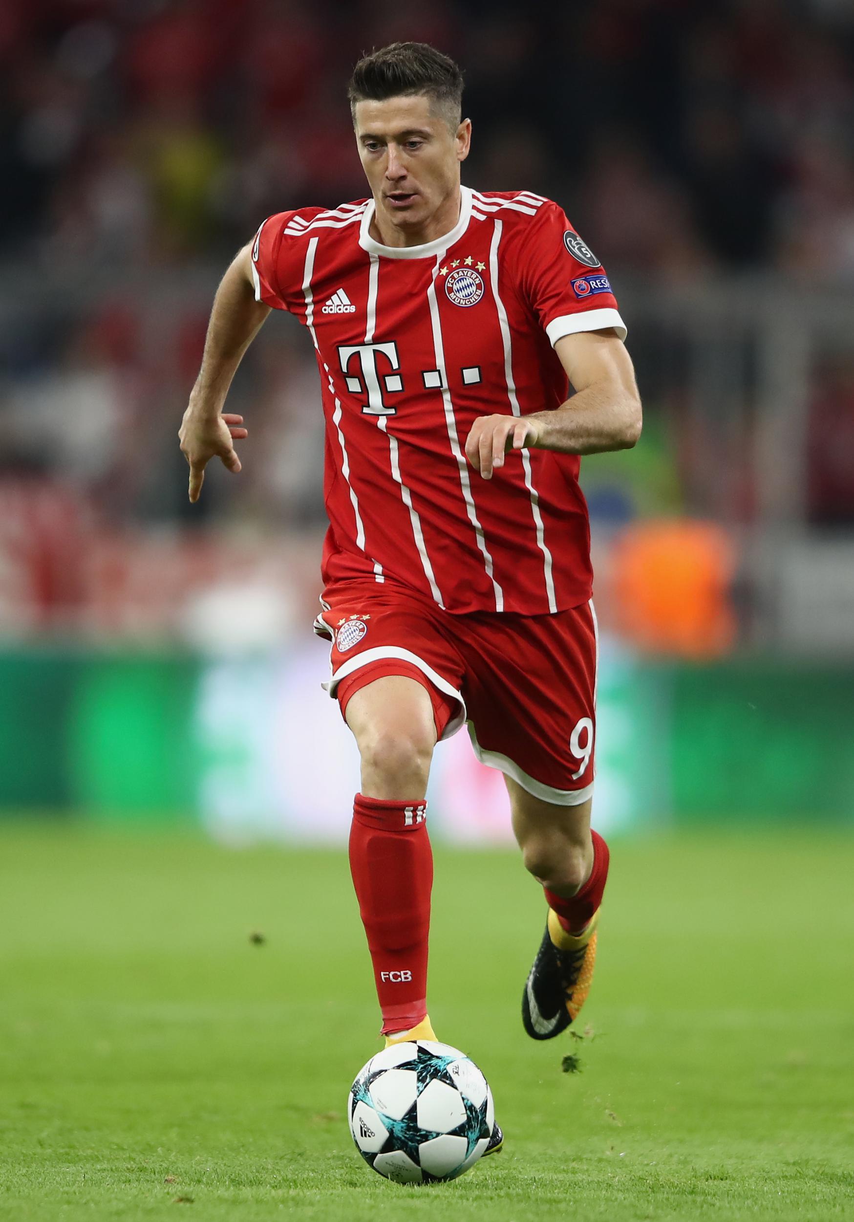 Lewandowski opened the scoring for Bayern Munich