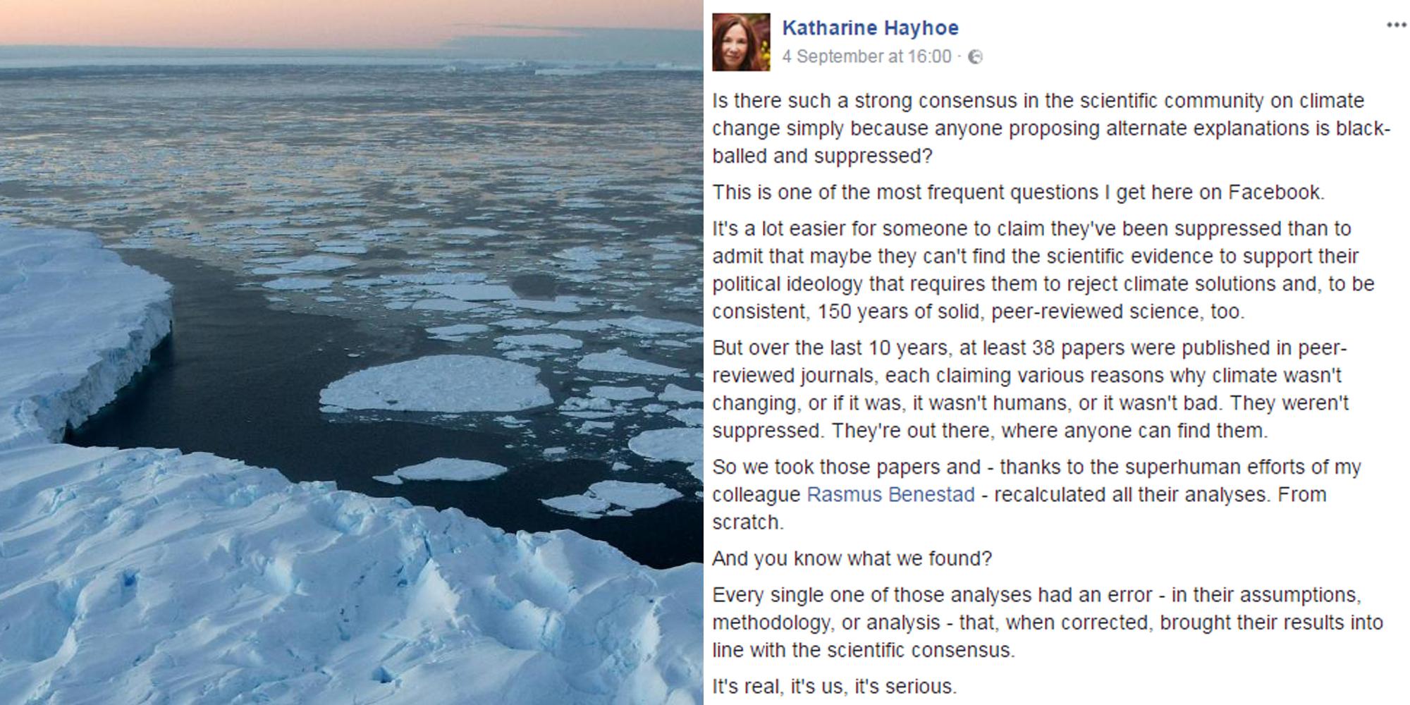 This scientist destroyed climate change deniers in a single viral post