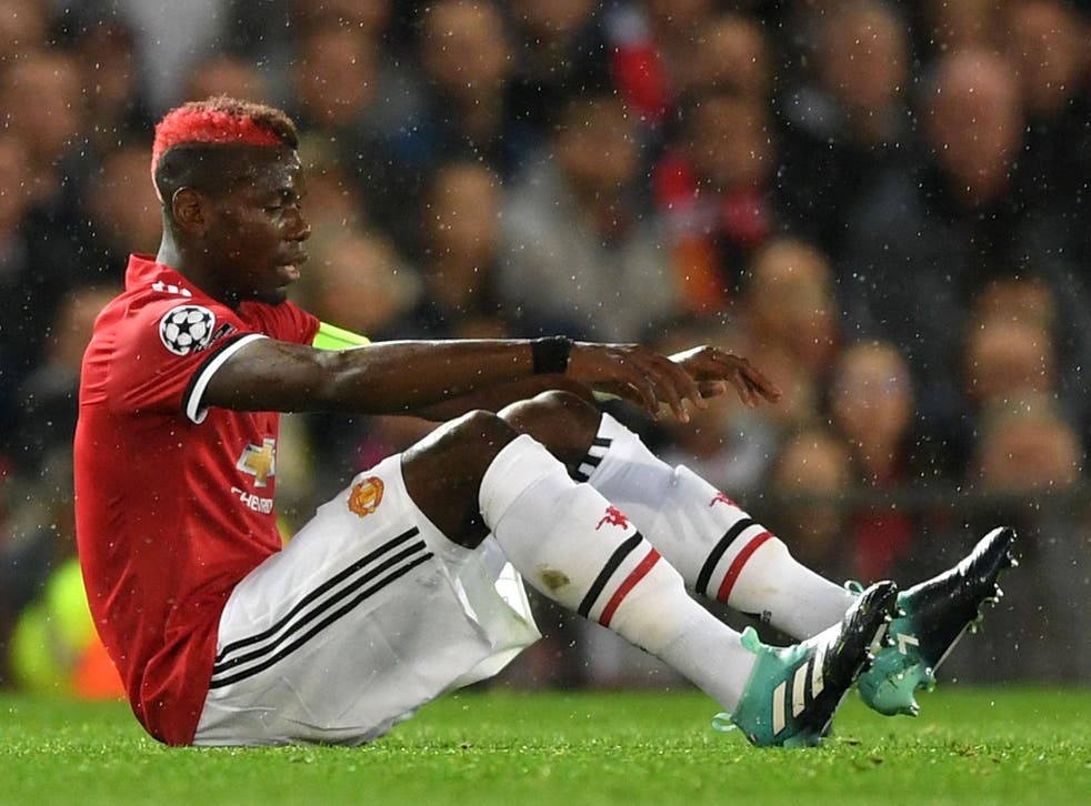 Paul Pogba could be sidelined for some time with what appeared to be a hamstring injury
