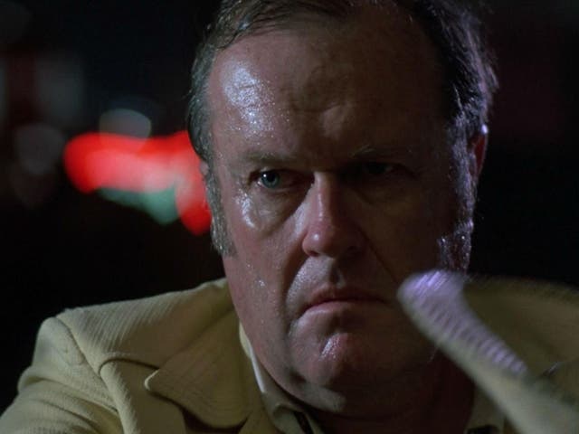 M Emmet Walsh as Private Detective Loren Visser in the Coen brothers' 'Blood Simple'