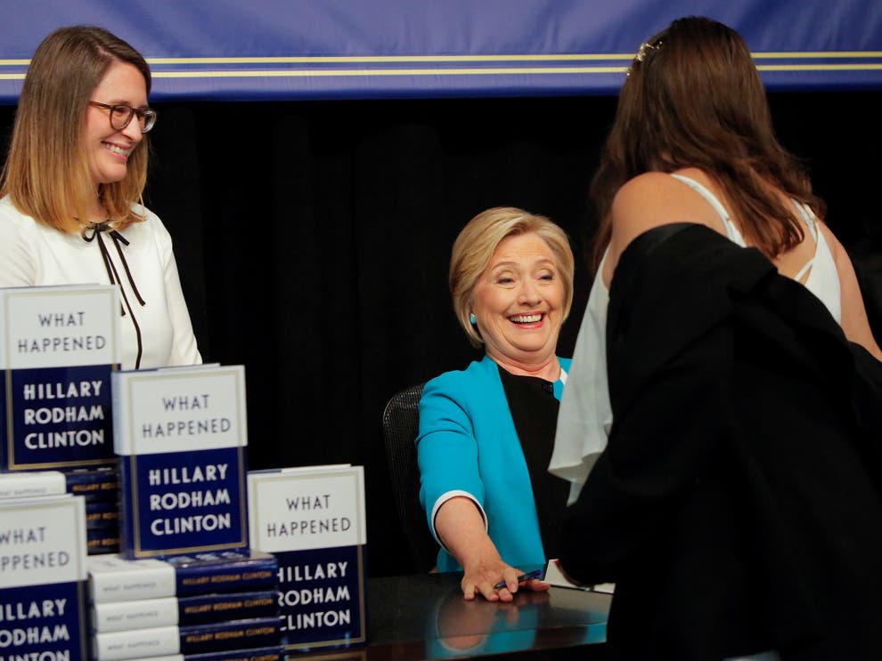 Hillary Clinton First Person In Line At Book Signing Is Sorry He Didnt Vote In 2016 The 