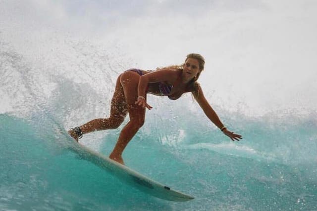 22-year-old British-born Laura Crane is a a professional surfer, model and emerging Instagram sensation