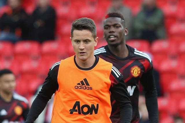 Ander Herrera has only made three appearances for Manchester United this season