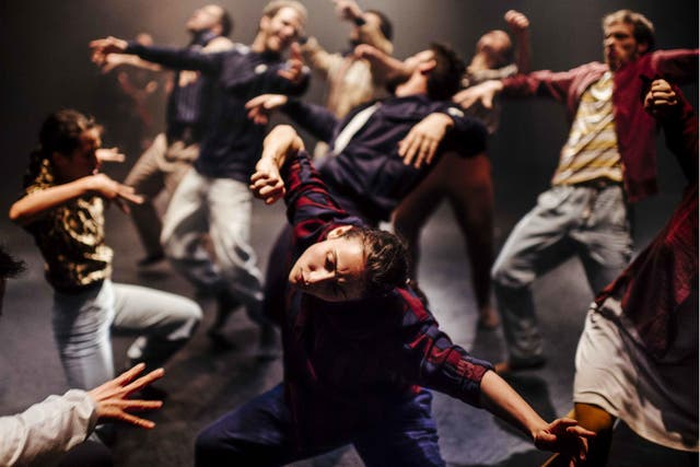 On the loose: dancers shuffle and glide their way through Hofesh Shechter Company’s latest concoction of music and choreography