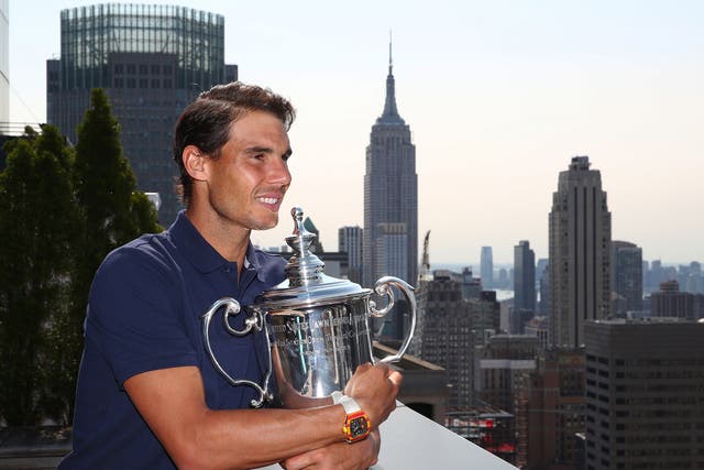 Nadal is chasing down Federer's haul of 19 Grand Slam singles titles