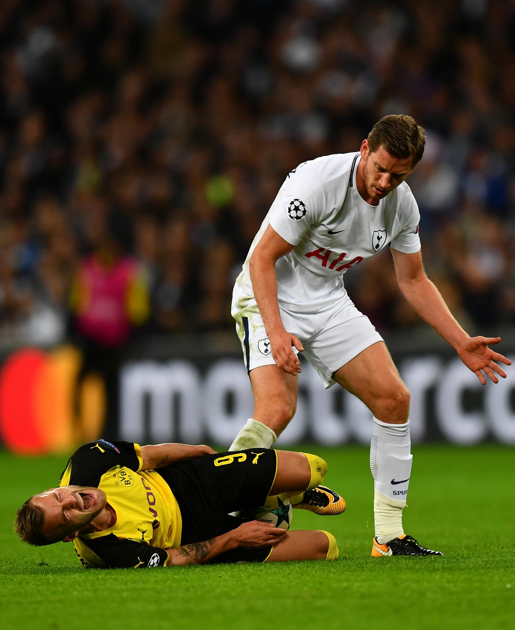 Vertonghen's red card was the only blow for Spurs