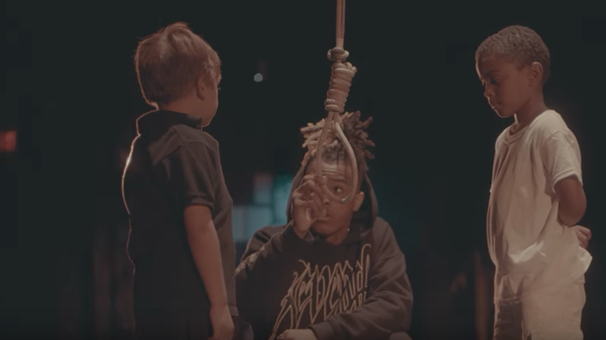 Xxxtentacion Rapper S Music Video That Shows Him Lynching White Child Sparks Uproar The Independent The Independent - moonlight xxtentacion roblox id codes