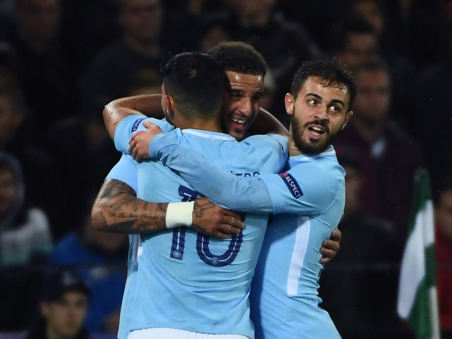 Aguero and Bernardo Silva were instrumental