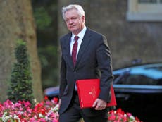 David Davis dismisses ‘made up’ £40bn Brexit bill to calm backlash