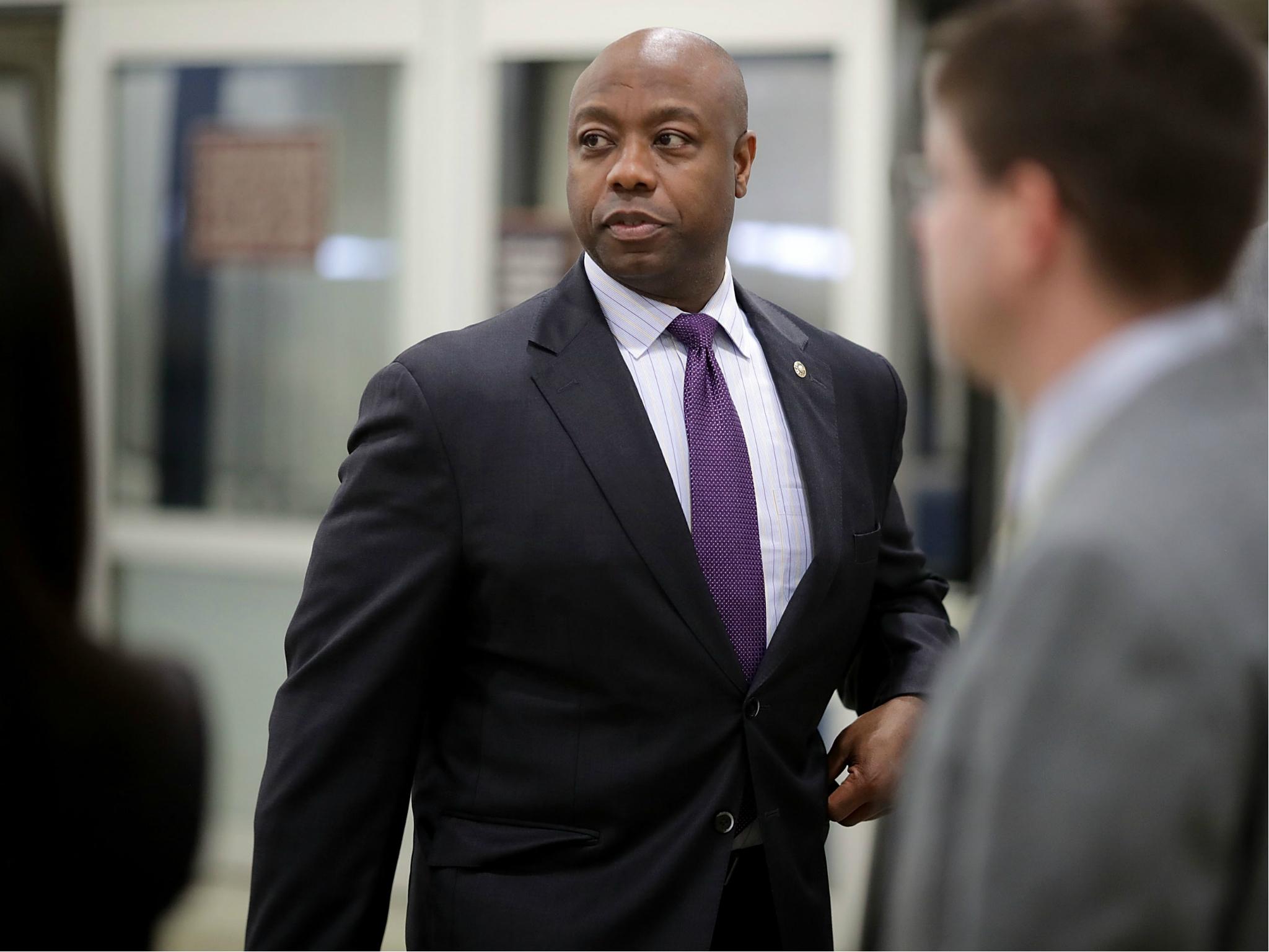 Republican Senator Tim Scott met with Donald Trump about the President's controversial response to the violence in Charlottesville, Virginia and diversifying the White House staff.
