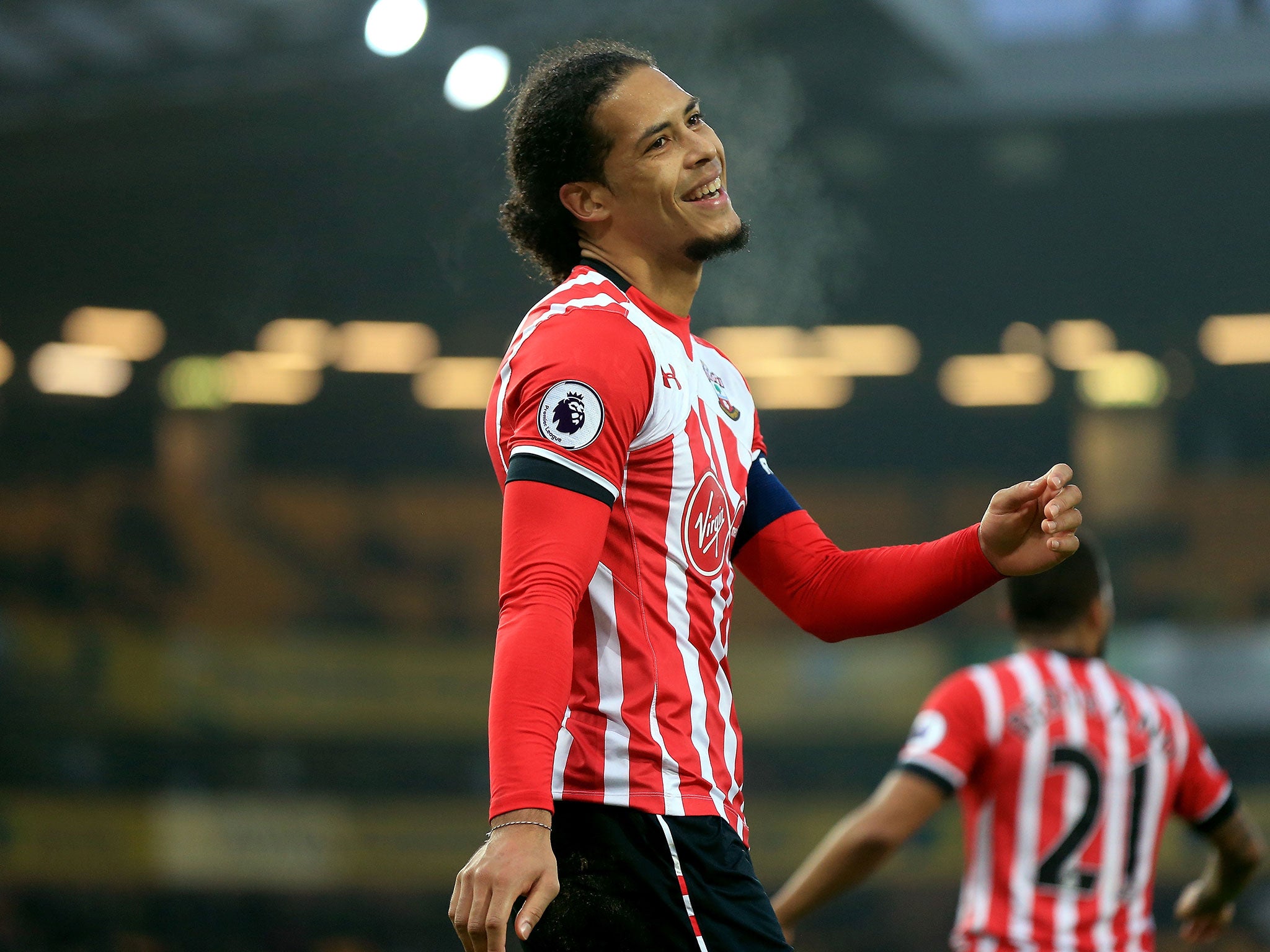 Virgil van Dijk has not played competitively since suffering a foot ligament injury against Leicester in January