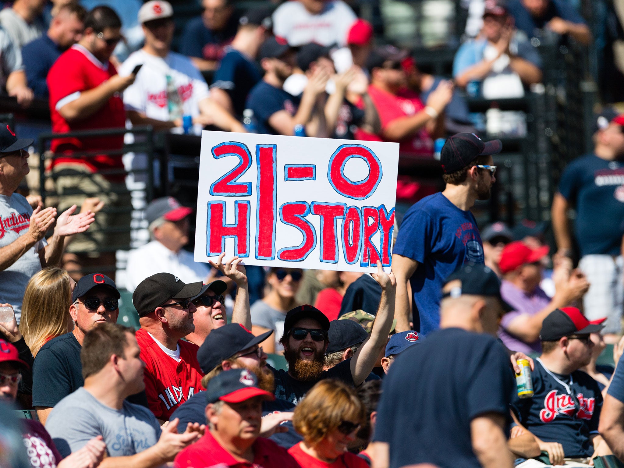 Cleveland Indians make MLB history with unprecedented 21-win streak, The  Independent