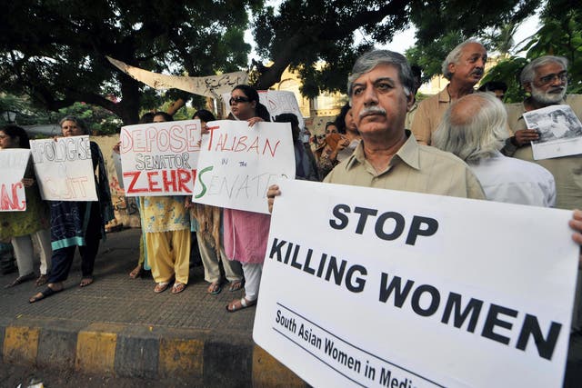 Hundreds of women are killed in Pakistan every year, mostly by close relatives