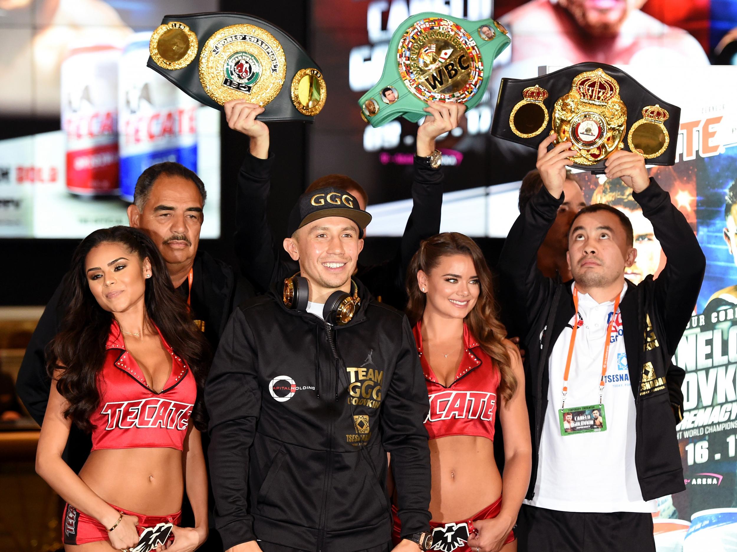 Golovkin comes in as the undefeated champion