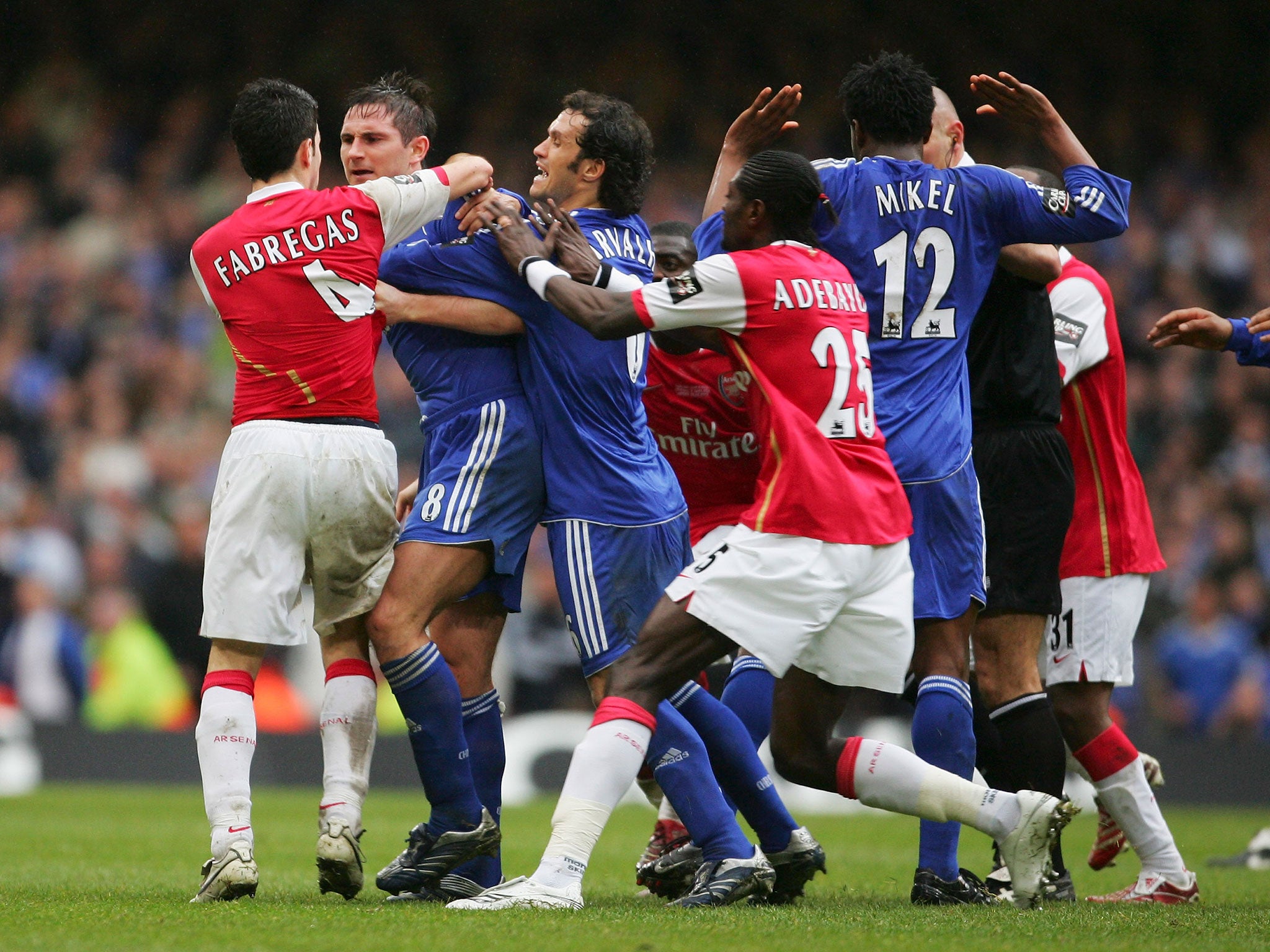 Arsenal vs Chelsea have often been fiery affairs