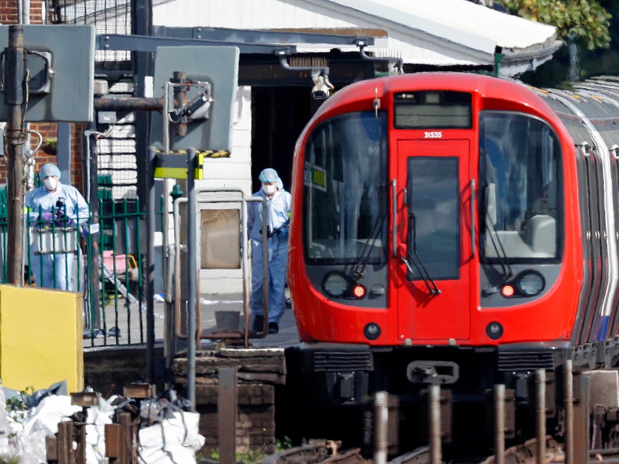 30 people were injured when an improvised explosive went off on a busy Tube train