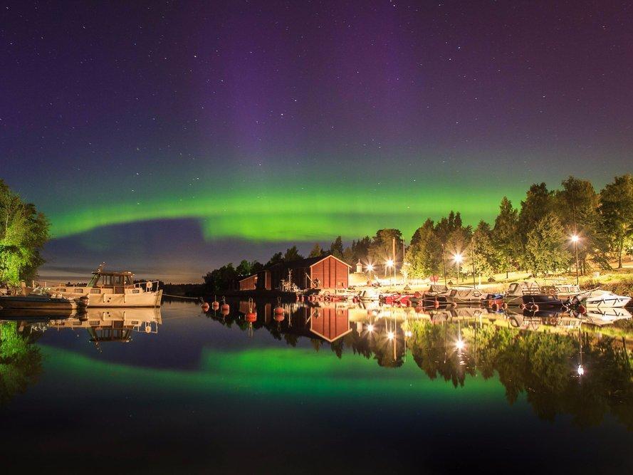 Northern Lights in Finland.