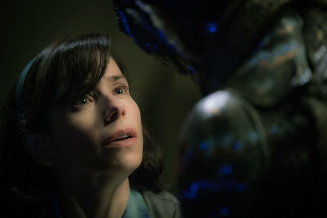 Sally Hawkins plays a mute cleaning woman in Del Toro’s latest fantasy