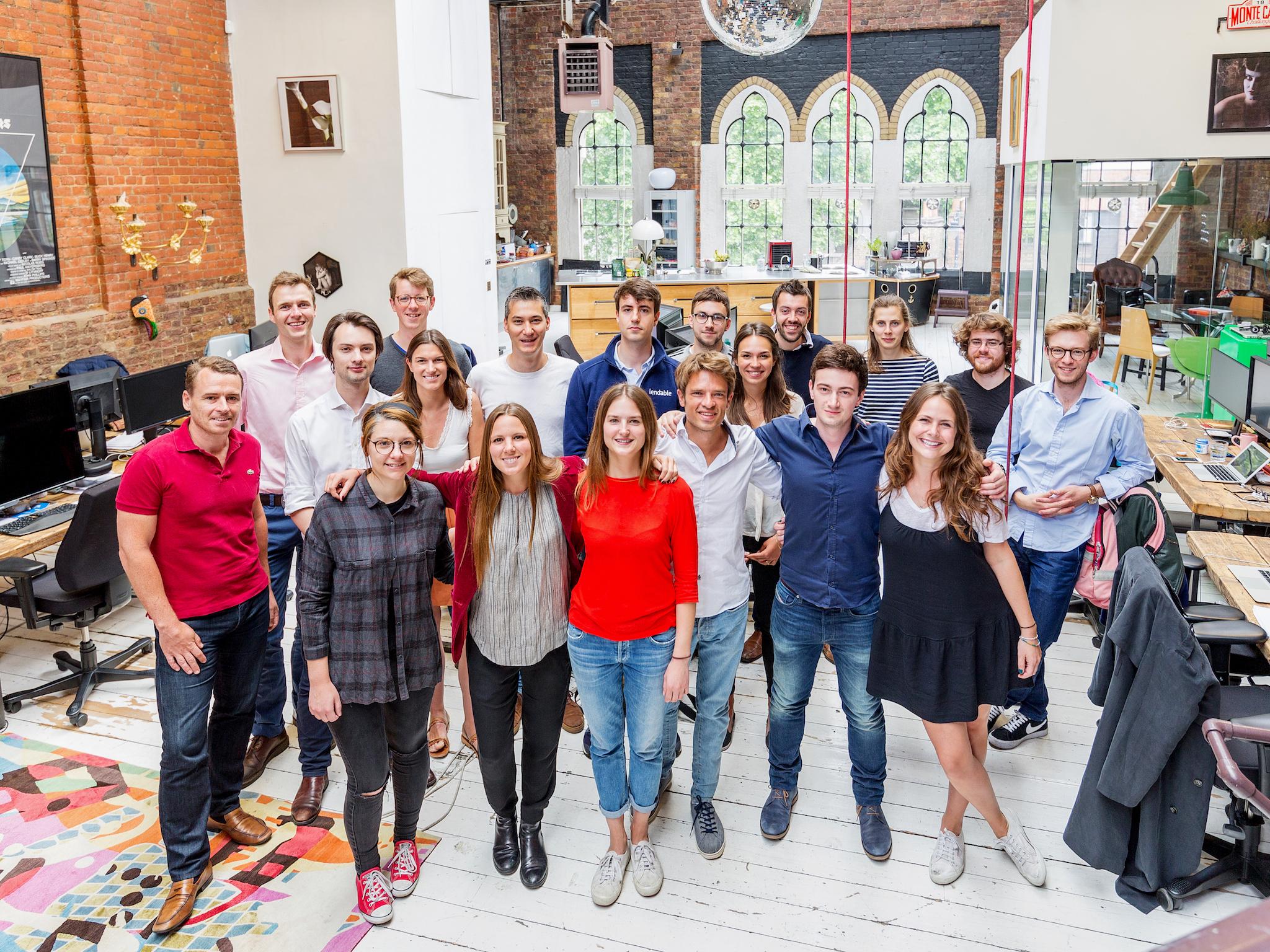 Lendable has a team of 25 at its office in Shoreditch, east London