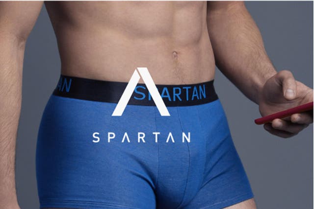 The underpants are made from a silver and cotton mesh that shields sperm from radiation