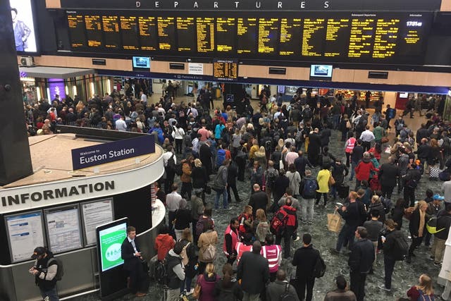 Euston's concourse will be considerably less crowded on Christmas Day