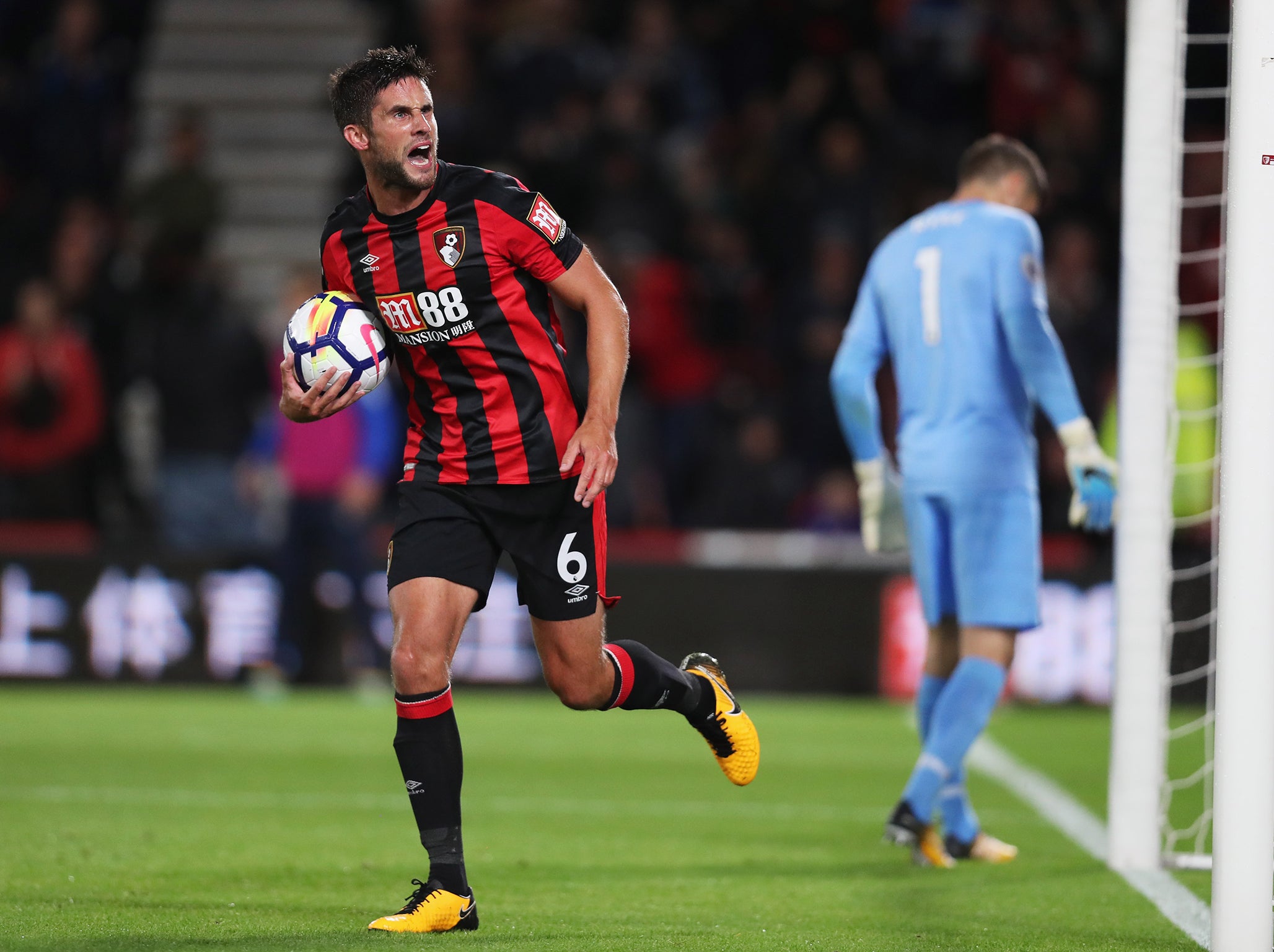 Surman fired home an equaliser for Bournemouth