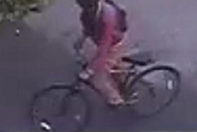 Police released this CCTV image of the man sought by police in connection with the attack